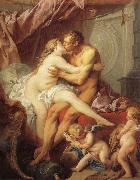 Francois Boucher Kiss oil painting reproduction